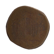 Dupondius of Antoninus Pius (86–161; Roman emperor 138–161), issuer. Obverse: Head of Antoninus