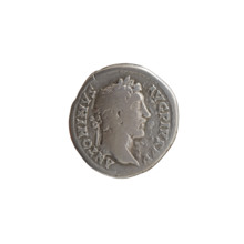 Denarius of Antoninus Pius (86–161; Roman emperor 138–161), ca. 145–161. Obverse: head of Antoninus