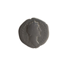 Denarius, Antoninus Pius (86–161; Roman emperor 138–161), issuer. Obverse: Head of Antoninus Pius