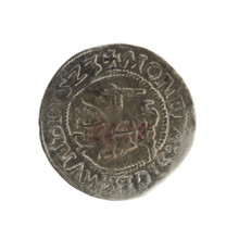 Lithuanian half-grosz, Sigismund I the Old (king of Poland; 1506–1548). R8 (rarity). Polish coin