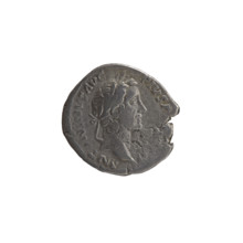 Denarius, Antoninus Pius (86–161; Roman emperor 138–161), issuer: Antoninus Pius. Obverse: head of