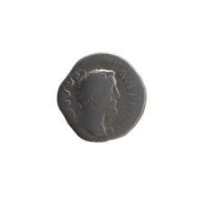 Denarius, posthumous issue after Antoninus Pius (86–161) showing Lucius Verus (130–169) and Marcus