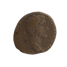 Dupondius of Antoninus Pius (86–161; Roman emperor 138–161), issuer Antoninus Pius. Obverse: Head