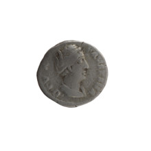 Denarius, posthumous issue of Faustina the Elder (98–141; Roman empress 138–141); issuer Antoninus