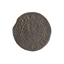 Gdansk szelag, Sigismund I the Old (King of Poland; reign 1506–1548). Obverse: Eagle of Royal