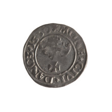 Gdansk szelag, Sigismund I the Old (King of Poland; 1506–1548). Polish coin (1530). Obverse: Eagle