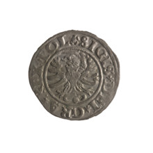 Gdansk szelag, Sigismund I the Old (King of Poland; 1506–1548). Obverse: Eagle of Royal Prussia; in