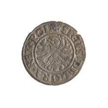 Gdansk szelag, Sigismund I the Old (King of Poland; reign 1506–1548). Polish coin (1531), struck in