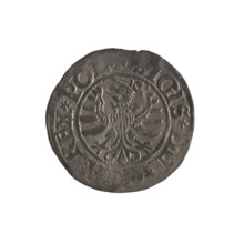 Gdansk szelag, Sigismund I the Old (King of Poland; 1506–1548). Obverse: Eagle of Royal Prussia; in