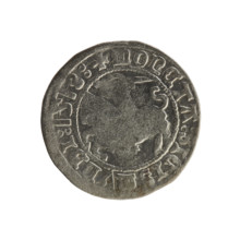 Lithuanian half-grosz, Sigismund I the Old (king of Poland; 1506–1548), Jagiellon dynasty; obverse: