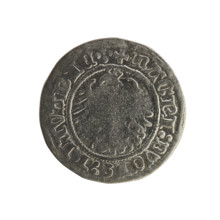Lithuanian half-grosz, Sigismund I the Old (king of Poland; 1506–1548). Obverse: Pursuer