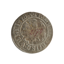 Lithuanian half-grosz, Sigismund I the Old (king of Poland; 1506–1548), R8 (rarity), Polish coin