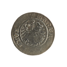 Lithuanian half-grosz, Sigismund I the Old (king of Poland; 1506–1548). Silver coin (half-grosz),