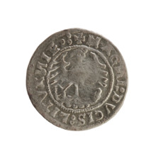 Lithuanian half-grosz, Sigismund I the Old (king of Poland; 1506–1548). Coin (1519). Obverse: