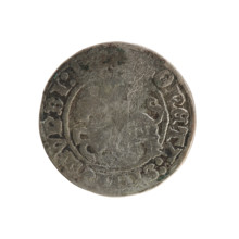 Lithuanian half-grosz of Sigismund I the Old (King of Poland, 1506–1548). Obverse: Pogon