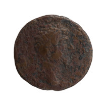 Dupondius/as of Marcus Aurelius (121–180; Roman emperor 161–180), issuer Lucius Verus (130–169).