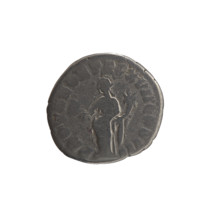 Denarius of Marcus Aurelius (121–180; Roman emperor 161–180), issuer; obverse: head of Marcus