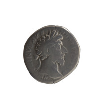 Denarius, Marcus Aurelius (121–180; Roman emperor 161–180), issuer; obverse: head of Marcus