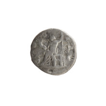 Denarius, Marcus Aurelius (121–180; Roman emperor 161–180), 170–171. Obverse: Head of Marcus