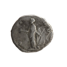 Denarius of Faustina the Younger (ca. 130–176; Roman empress 161–176; Augusta 147–161). Obverse: