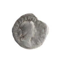 Denarius of Faustina the Younger (ca. 130–176; Roman empress 161–176), issuer Marcus Aurelius