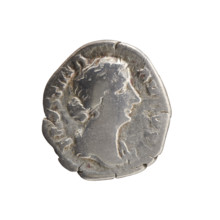 Denarius of Faustina the Younger (ca. 130–176; Roman empress 161–176), issuer Marcus Aurelius