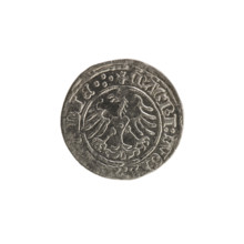 Lithuanian half-grosz, Sigismund I the Old (King of Poland; reign 1506–1548), 1513. Silver coin