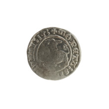 Lithuanian half-grosz, Sigismund I the Old (King of Poland; r. 1506–1548). 1513. Silver coin