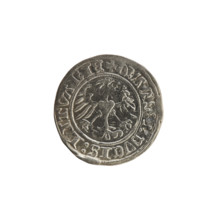 Lithuanian half-grosz, Sigismund I the Old (King of Poland; 1506–1548), 1513. Silver coin