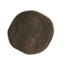 Sestertius of Faustina the Younger (ca. 130–176; Roman empress 161–176), Roman Empire (27 BC–476),