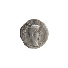 Denarius of Lucius Verus (130–169; Roman emperor 161–169), issuer Lucius Verus. Obverse: Head of