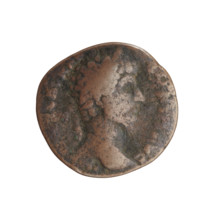 Lucius Verus (130–169; Roman emperor 161–169) — issuer. Obverse: head of Lucius Verus uncovered to