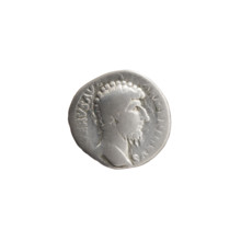 Denarius, Lucius Verus (130–169; Roman emperor 161–169), issuer: Lucius Verus. Obverse: Head of