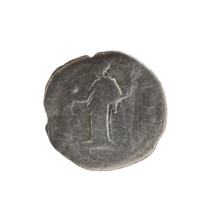 Denarius of Lucius Verus (130–169; Roman emperor 161–169), issuer: Lucius Verus. Obverse: Head of