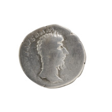 Denarius, Lucius Verus (130–169; Roman emperor 161–169), issuer: Lucius Verus. Obverse: Head of
