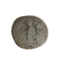 Denarius of Lucius Verus (130–169; Roman emperor 161–169). Obverse: head of Lucius Verus in laurel