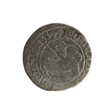 Lithuanian half-grosz, Sigismund I the Old (King of Poland; 1506–1548), 1514. Silver coin