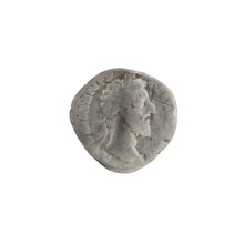 Denarius, Commodus (161–192; Roman emperor 177–192), issuer: Commodus. Obverse: Head of Commodus in
