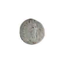 Denarius of Commodus (161–192), Roman emperor (reigned 177–192). Obverse: Head of Commodus in a