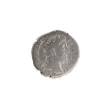 Denarius, Commodus (161–192; Roman emperor 177–192). Obverse: Head of Commodus in laurel wreath