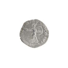 Denarius; obverse: head of Commodus in a laurel wreath facing right, legend M COMM ANT P FE L AVG