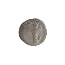 Denarius, Commodus (161–192; Roman emperor 177–192). Obverse: head of Commodus in laurel wreath