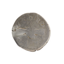 Denarius depicting Crispina (164–c.192), Roman empress (178–192) and Commodus (161–192), Roman