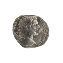 Denarius; obverse: Head of Septimius Severus with a laurel wreath facing right, legend - AVG, IIII;