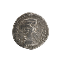 denarius, Julia Domna (ca. 160–217; Roman empress 193–211). Obv.: IVLIA AVGVSTA. Bust of Julia