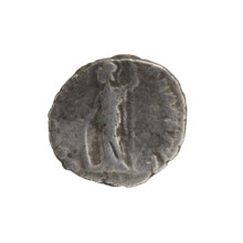 Denarius, Caracalla (188–217; Roman emperor 198–217), (Caesar). Obverse: MAVRAN, CAES — Bust of