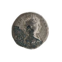 Denarius, Caracalla (188–217; Roman emperor 198–217). Obverse: ANTONINVS PIVS AVG — Head of a young