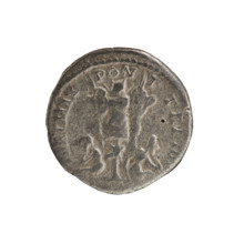 Denarius, Caracalla (188–217; Roman emperor 198–217). Obv.: ANTONINVS PIVS AVG — Head of a young