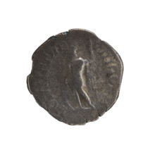 Denarius of Caracalla (188–217; Roman emperor 198–217). Obverse: ANTONINVS PIVS AVG — Bust of