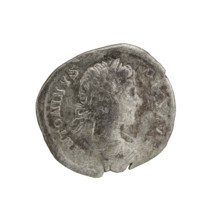 Denarius, Caracalla (188–217; Roman emperor 198–217). Obverse: ANTONINVS PIVS AVG — Head of
